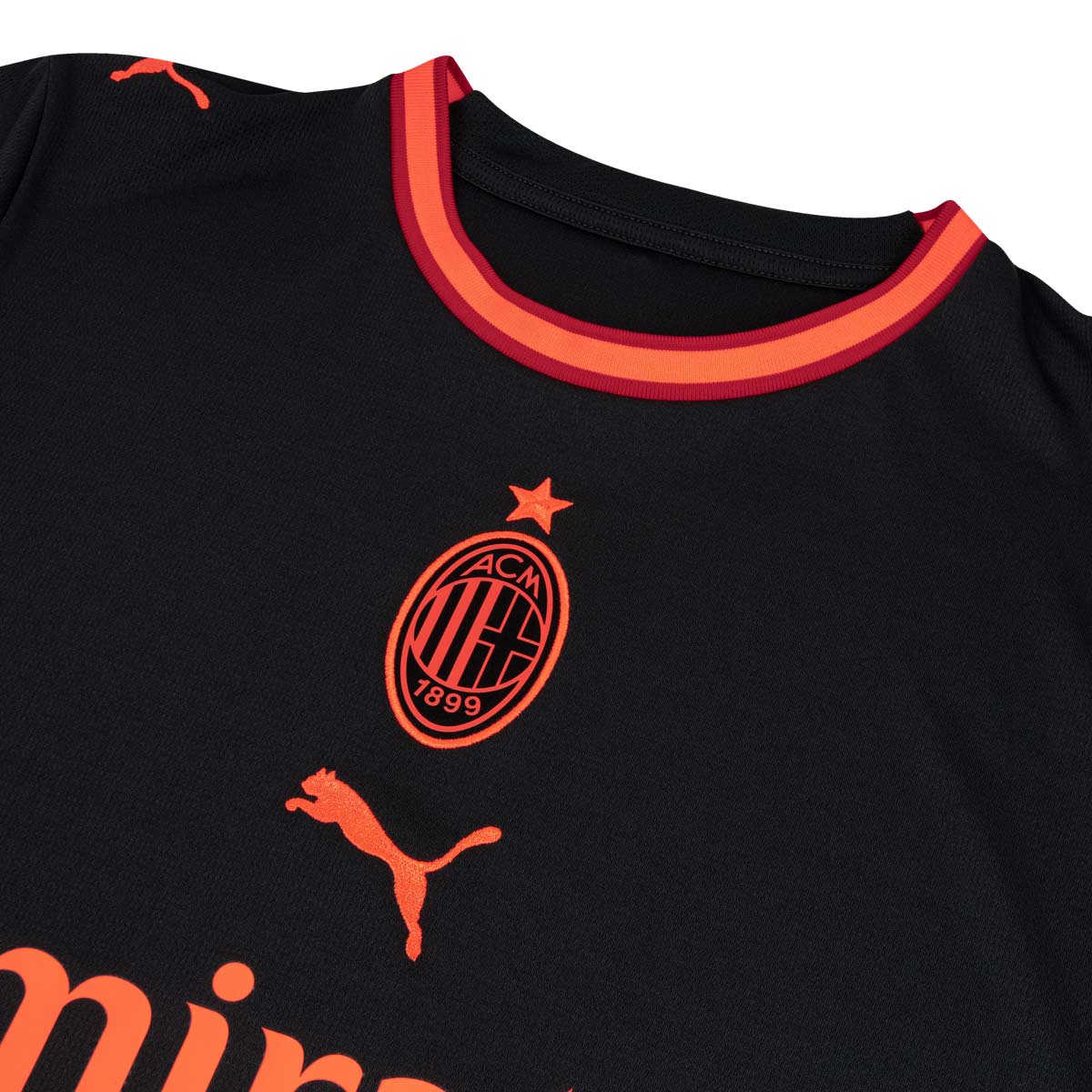 PUMA AC MILAN 2026/2027 THIRD REPLICA JERSEY - FLAT DARK GRAY/GLOWING RED