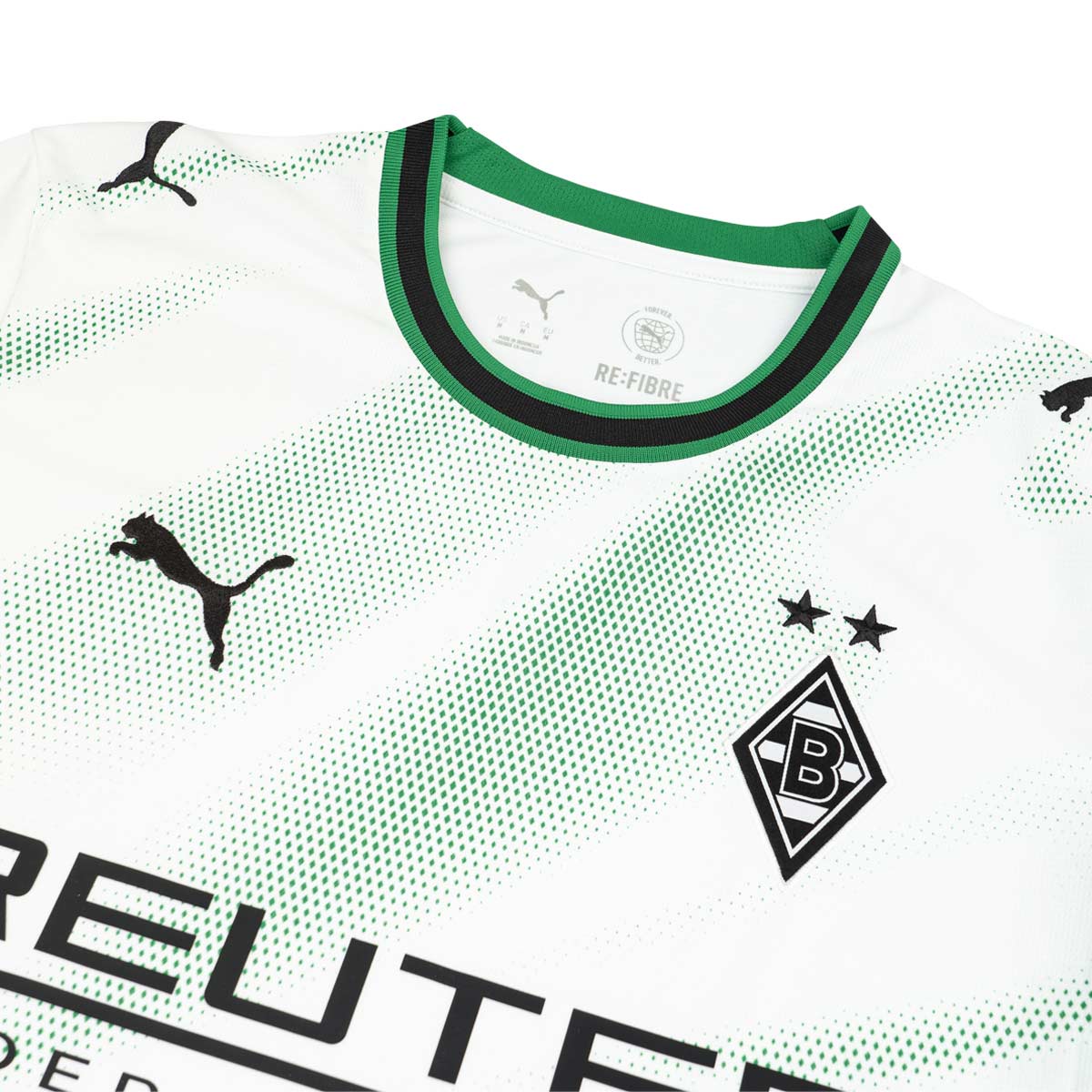PUMA BORUSSIA MONCHENGLADBACH 2026/2027 HOME REPLICA JERSEY - PUMA WHITE/ARCHIVE GREEN