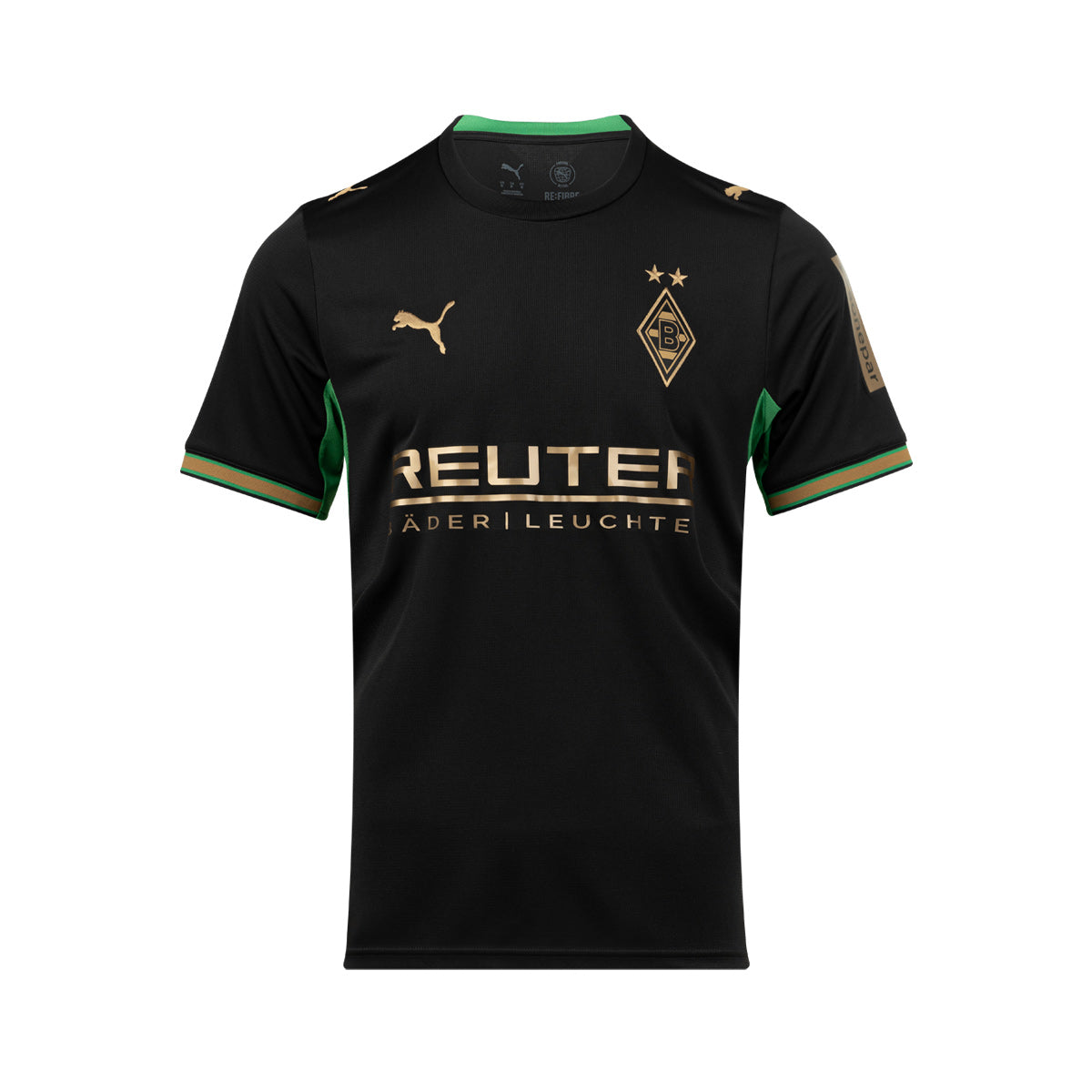 PUMA BORUSSIA MONCHENGLADBACH 2026/2027 AWAY REPLICA JERSEY - PUMA BLACK/ARCHIVE GREEN