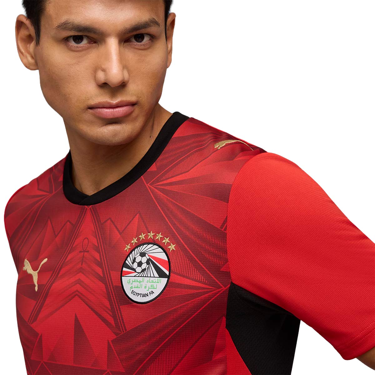 PUMA EGYPT 2026 HOME REPLICA JERSEY - PUMA RED/INTENSE RED