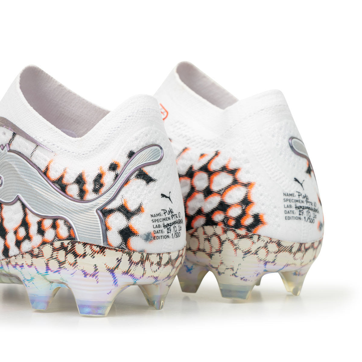 PUMA FUTURE 10 ULTIMATE TEASER FG - PUMA WHITE/PUMA BLACK/GLOWING RED