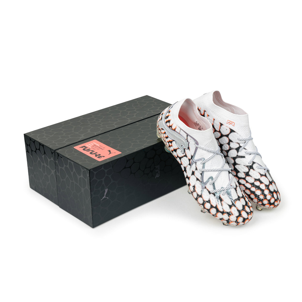PUMA FUTURE 10 ULTIMATE TEASER FG - PUMA WHITE/PUMA BLACK/GLOWING RED