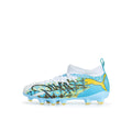 PUMA FUTURE 9 MATCH PLAYMAKER FG/AG JR - PUMA WHITE/VIBRANT BLUE/SUN STREAM/LIGHT AQUA
