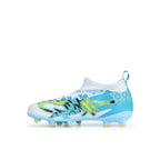PUMA FUTURE 9 MATCH PLAYMAKER FG/AG JR - PUMA WHITE/VIBRANT BLUE/SUN STREAM/LIGHT AQUA