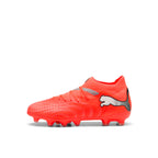 PUMA FUTURE 9 PRO FG/AG JR - GLOWING RED/PUMA WHITE/PUMA BLACK/PUMA SILVER