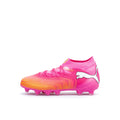 PUMA FUTURE 9 PRO FG/AG JR - POISON PINK/SUN STREAM/BRIGHT AQUA/PUMA WHITE