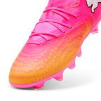 PUMA FUTURE 9 PRO FG/AG JR - POISON PINK/SUN STREAM/BRIGHT AQUA/PUMA WHITE