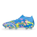 PUMA FUTURE 9 ULTIMATE ADVANCED LEVEL FG - PUMA WHITE/BLUE GLIMMER/PINK GLIMMER/YELLOW ALERT