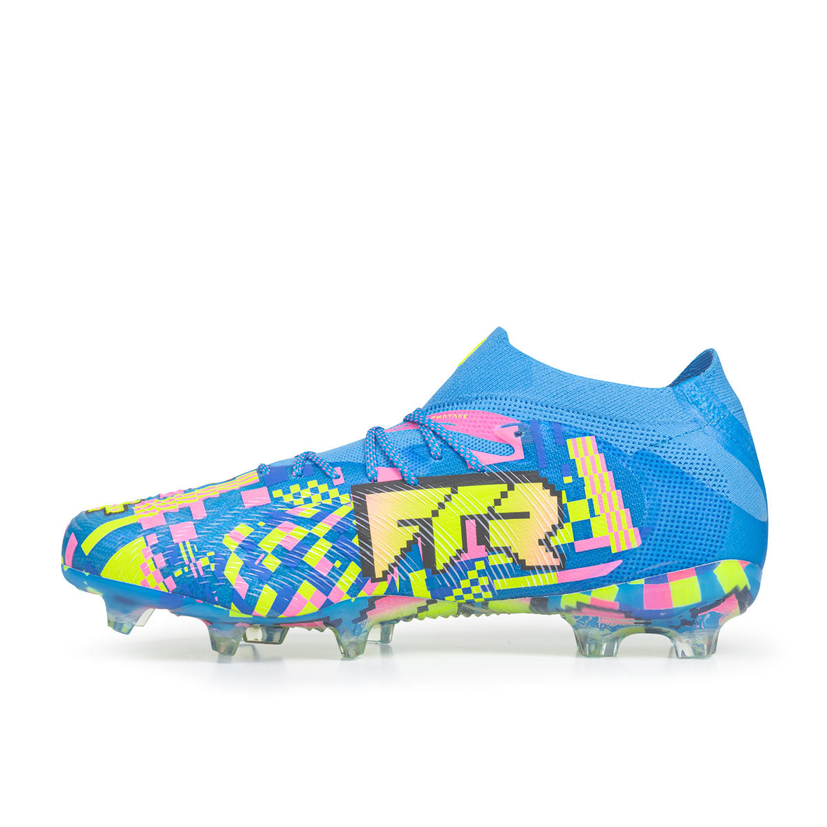 PUMA FUTURE 9 ULTIMATE ADVANCED LEVEL FG - PUMA WHITE/BLUE GLIMMER/PINK GLIMMER/YELLOW ALERT