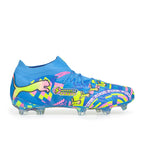 PUMA FUTURE 9 ULTIMATE ADVANCED LEVEL FG - PUMA WHITE/BLUE GLIMMER/PINK GLIMMER/YELLOW ALERT