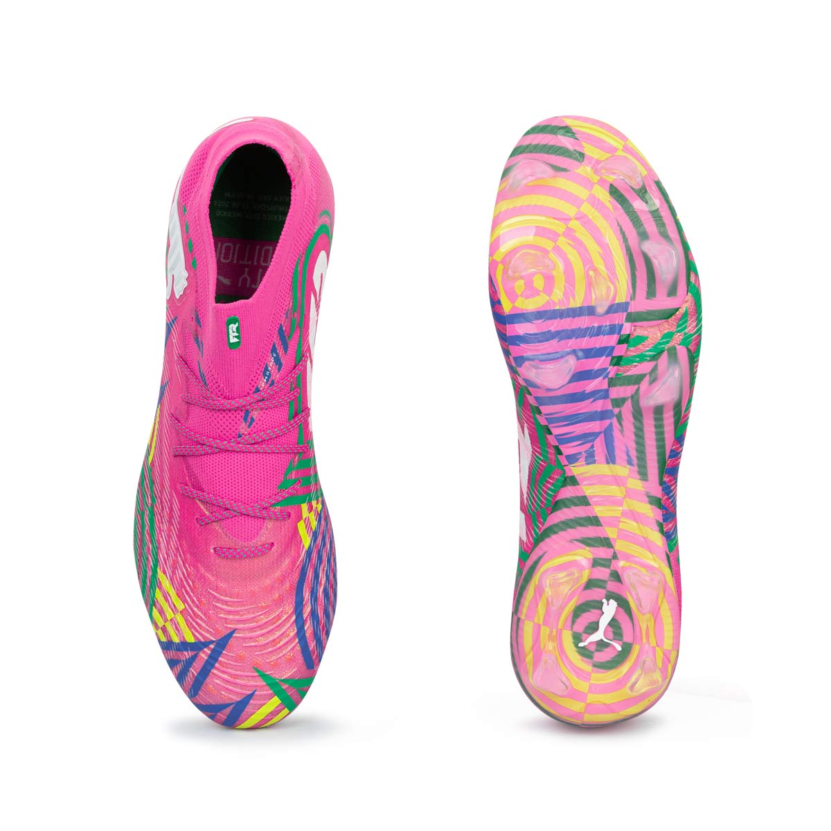 PUMA FUTURE 9 ULTIMATE CA MX FG - RAVISH/GRASSY GREEN/RACING BLUE/YELLOW BLAZE