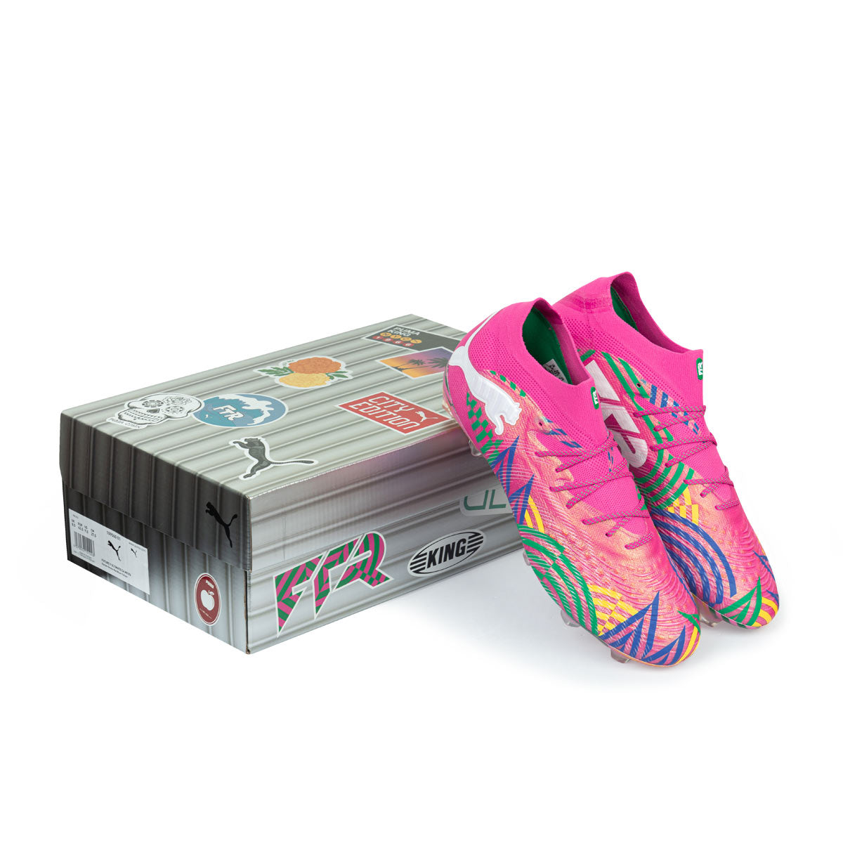 PUMA FUTURE 9 ULTIMATE CA MX FG - RAVISH/GRASSY GREEN/RACING BLUE/YELLOW BLAZE