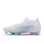 PUMA FUTURE 9 ULTIMATE WHITE FG - PUMA WHITE/LUMINOUS BLUE/LUMINOUS PINK
