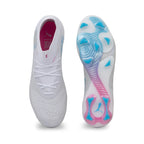 PUMA FUTURE 9 ULTIMATE WHITE FG - PUMA WHITE/LUMINOUS BLUE/LUMINOUS PINK