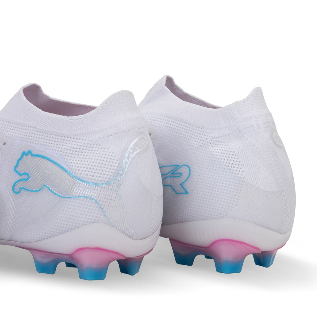 PUMA FUTURE 9 ULTIMATE WHITE FG - PUMA WHITE/LUMINOUS BLUE/LUMINOUS PINK