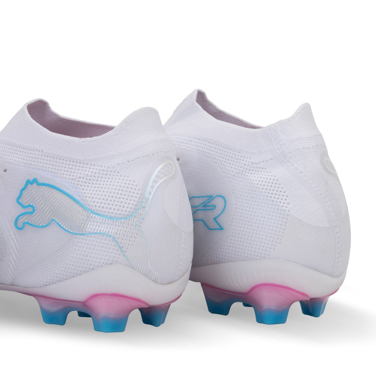 PUMA FUTURE 9 ULTIMATE WHITE FG - PUMA WHITE/LUMINOUS BLUE/LUMINOUS PINK