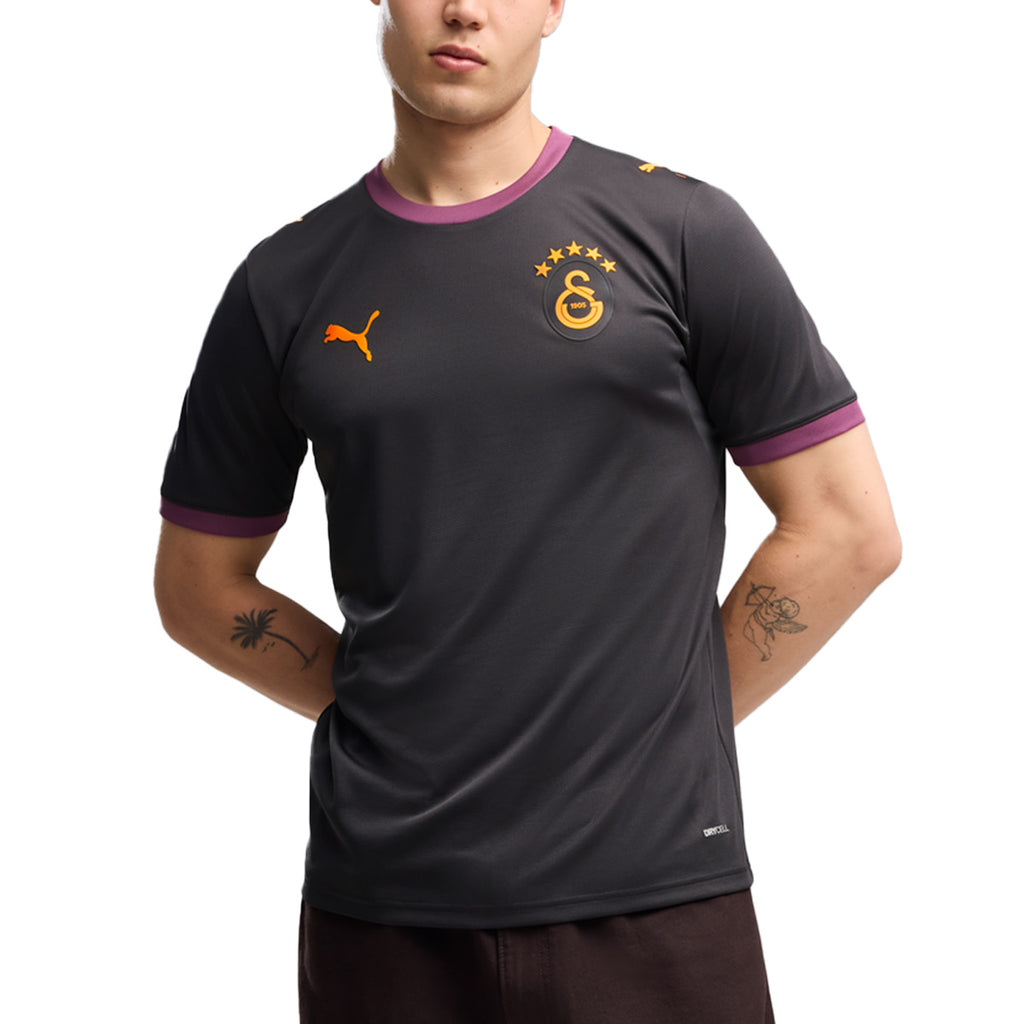 PUMA GALATASARAY 2026/2027 AWAY REPLICA JERSEY - FLAT DARK GRAY/PLUM WINE