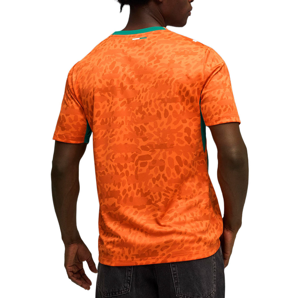PUMA IVORY COAST 2026 HOME REPLICA JERSEY - RICKIE ORANGE/SPORT GREEN