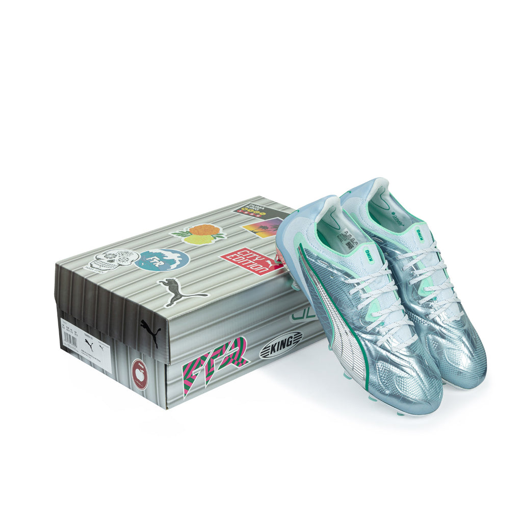 PUMA KING 20 ULTIMATE CA NYC FG/AG - PUMA BLACK/YELLOW SIZZLE/PUMA AGED SILVER/PUMA SILVER