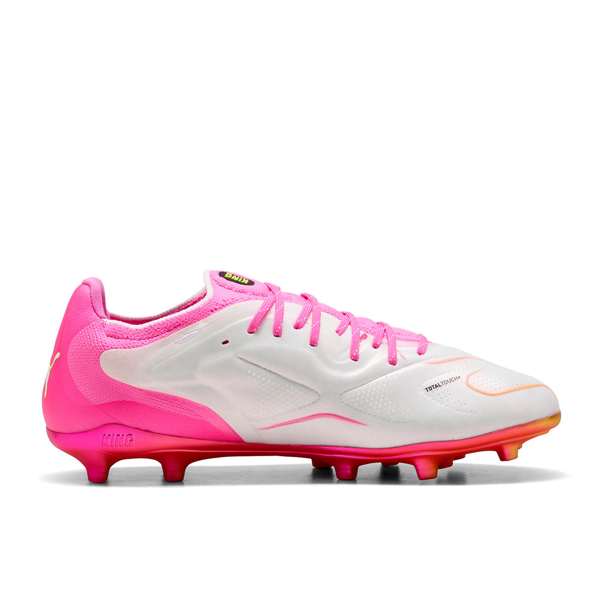 PUMA KING 20 ULTIMATE FG/AG - PUMA WHITE/POISON PINK/BRIGHT AQUA