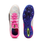 PUMA KING 20 ULTIMATE FG/AG - PUMA WHITE/POISON PINK/BRIGHT AQUA