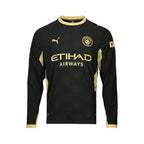 PUMA MANCHESTER CITY 2026/2027 AWAY PLAYER LONG SLEEVE JERSEY - PUMA BLACK/FLAXEN