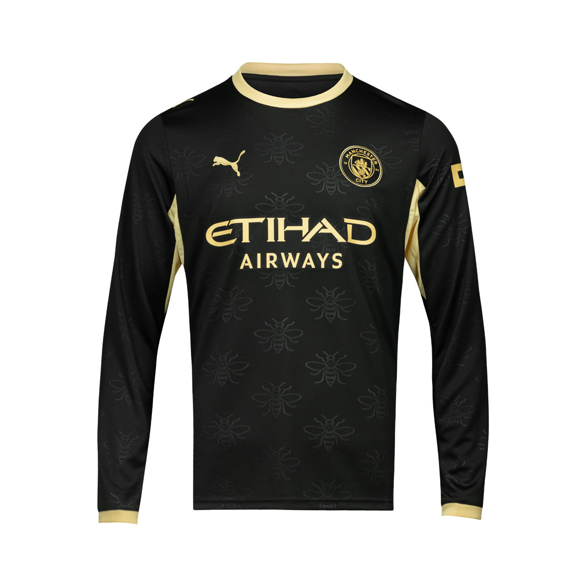 PUMA MANCHESTER CITY 2026/2027 AWAY REPLICA LONG SLEEVE JERSEY - PUMA BLACK/FLAXEN