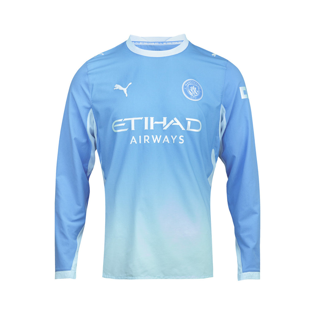 PUMA MANCHESTER CITY 2026/2027 HOME PLAYER LONG SLEEVE JERSEY - TEAM LIGHT BLUE/ICY BLUE