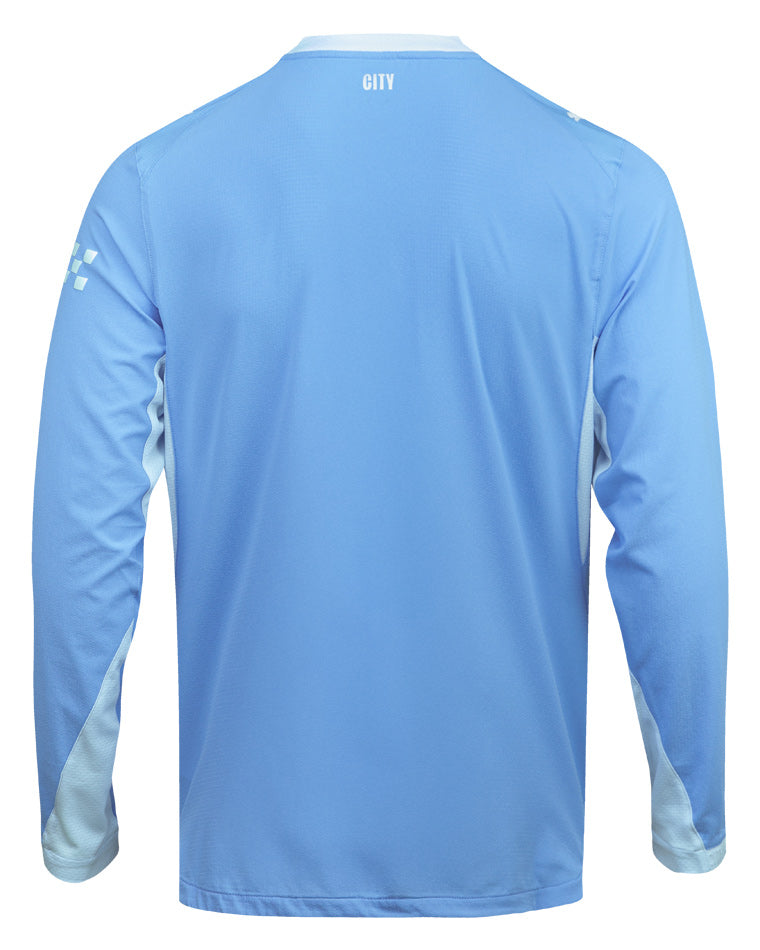 PUMA MANCHESTER CITY 2026/2027 HOME PLAYER LONG SLEEVE JERSEY - TEAM LIGHT BLUE/ICY BLUE