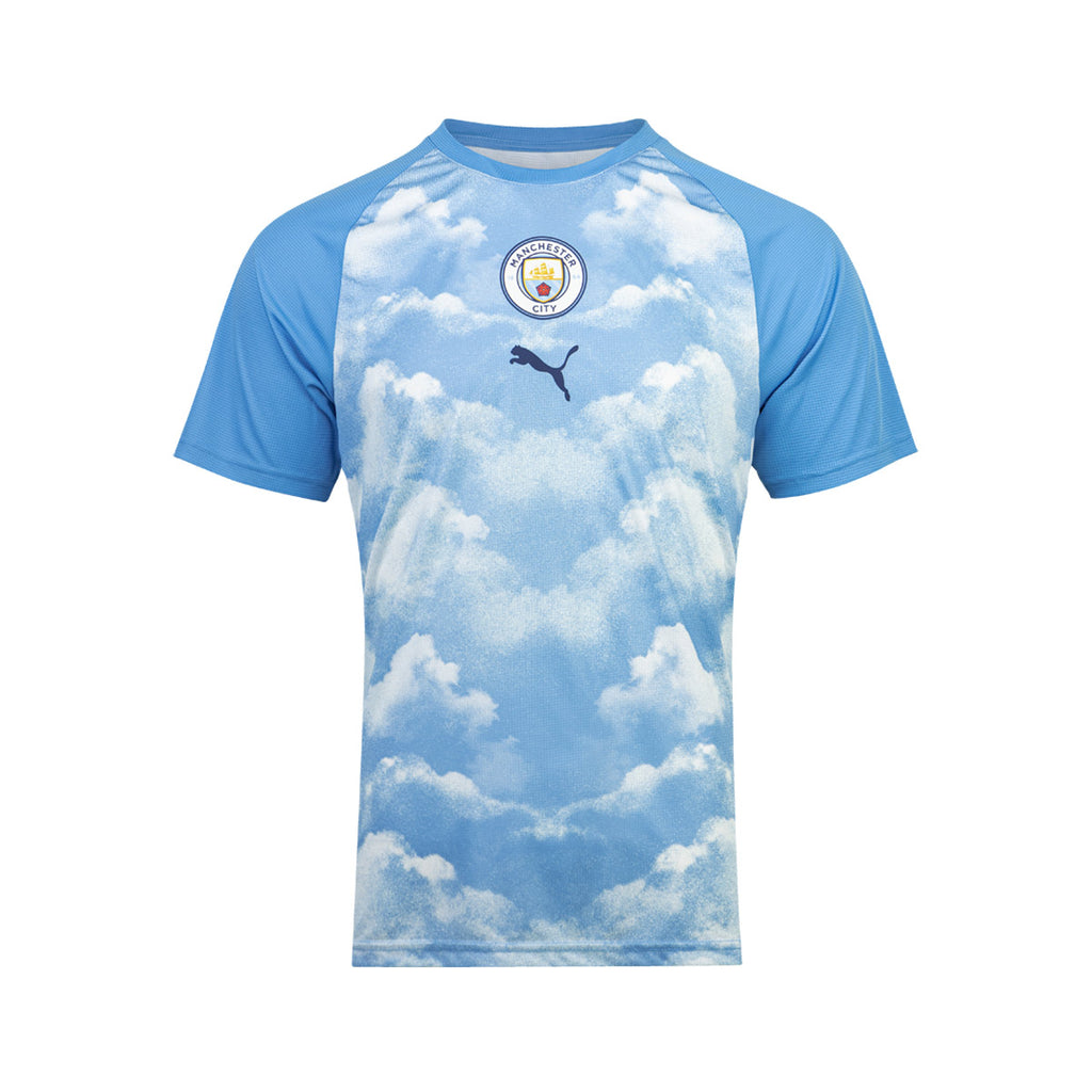 PUMA MANCHESTER CITY 2026/2027 PRE MATCH JERSEY - ICY BLUE/REGAL BLUE