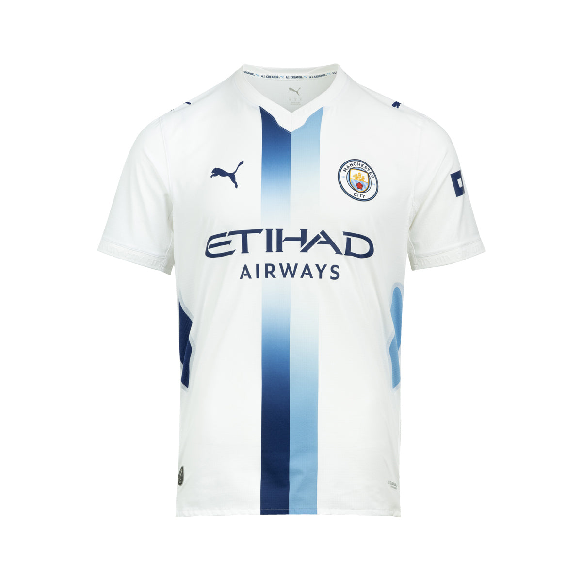 PUMA MANCHESTER CITY 2026/2027 THIRD PLAYER JERSEY - PUMA WHITE/BLAZING BLUE