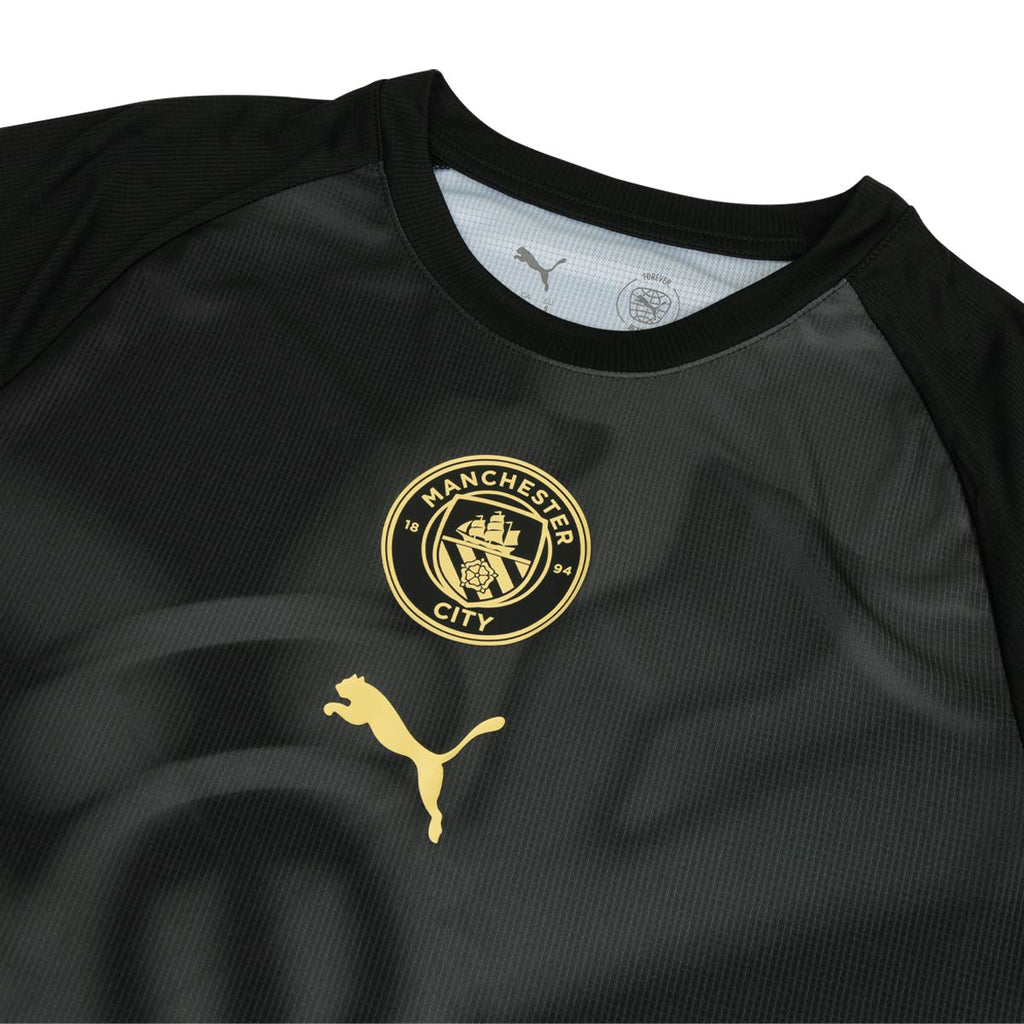 PUMA MANCHESTER CITY 2026/2027 PRE MATCH JERSEY - PUMA BLACK/ARCHIVE GOLD