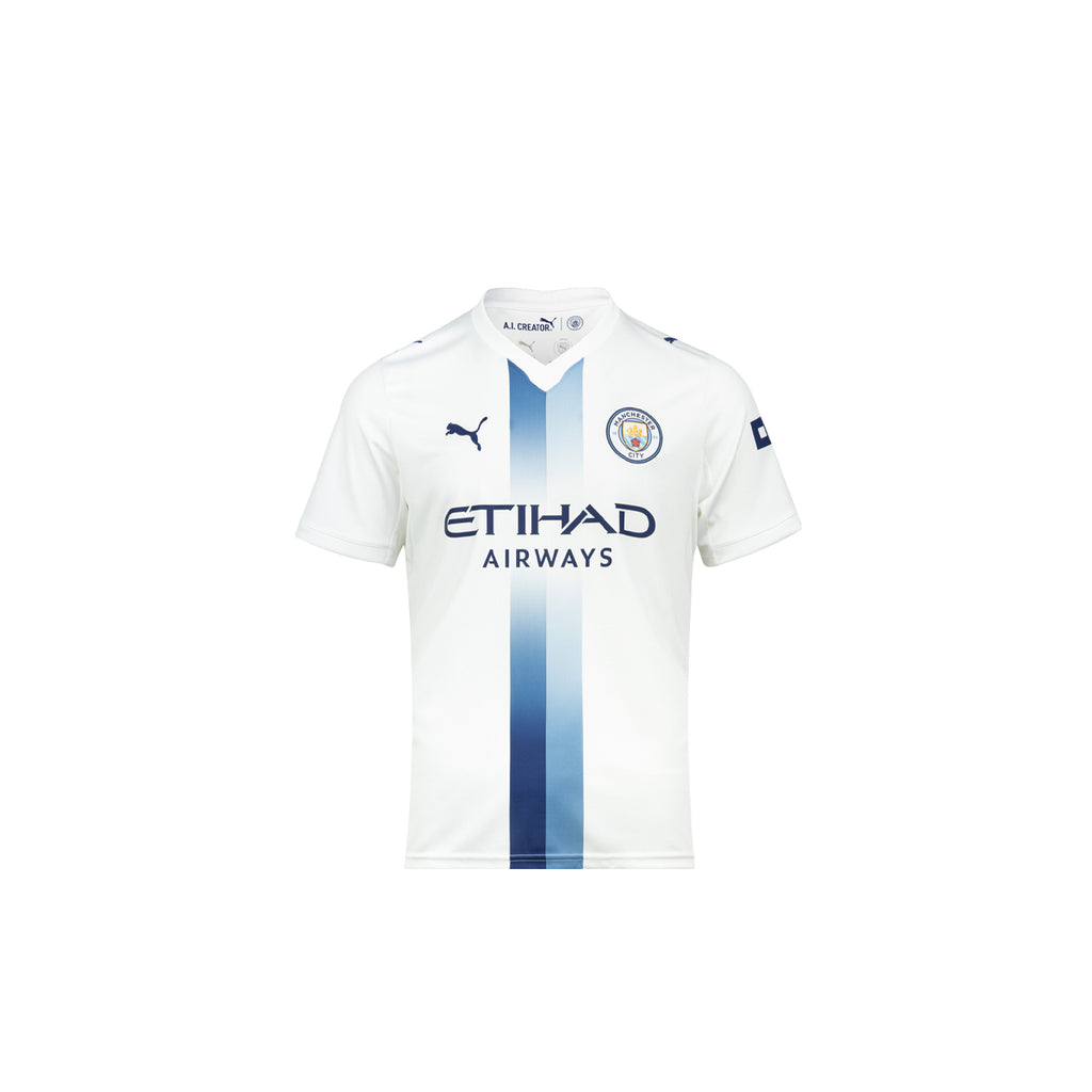 PUMA MANCHESTER CITY 2026/2027 THIRD KIDS JERSEY - PUMA WHITE/BLAZING BLUE
