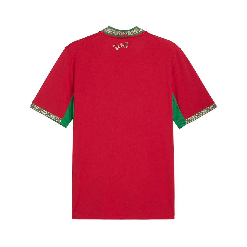 PUMA MOROCCO 2026 HOME REPLICA JERSEY - FAST RED/VICTORY GOLD