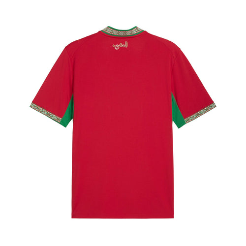 PUMA MOROCCO 2026 HOME REPLICA JERSEY - FAST RED/VICTORY GOLD