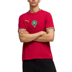 PUMA MOROCCO 2026 HOME REPLICA JERSEY - FAST RED/VICTORY GOLD