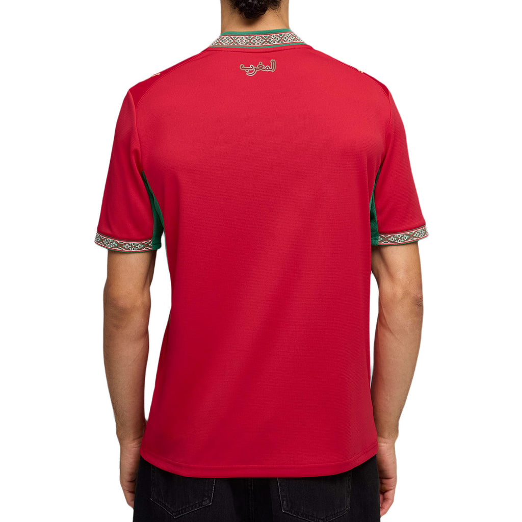 PUMA MOROCCO 2026 HOME REPLICA JERSEY - FAST RED/VICTORY GOLD