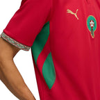 PUMA MOROCCO 2026 HOME REPLICA JERSEY - FAST RED/VICTORY GOLD
