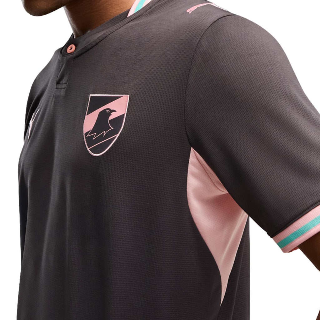 PUMA PALERMO 2026/2027 THIRD REPLICA JERSEY - FLAT DARK GRAY/PEARL PINK