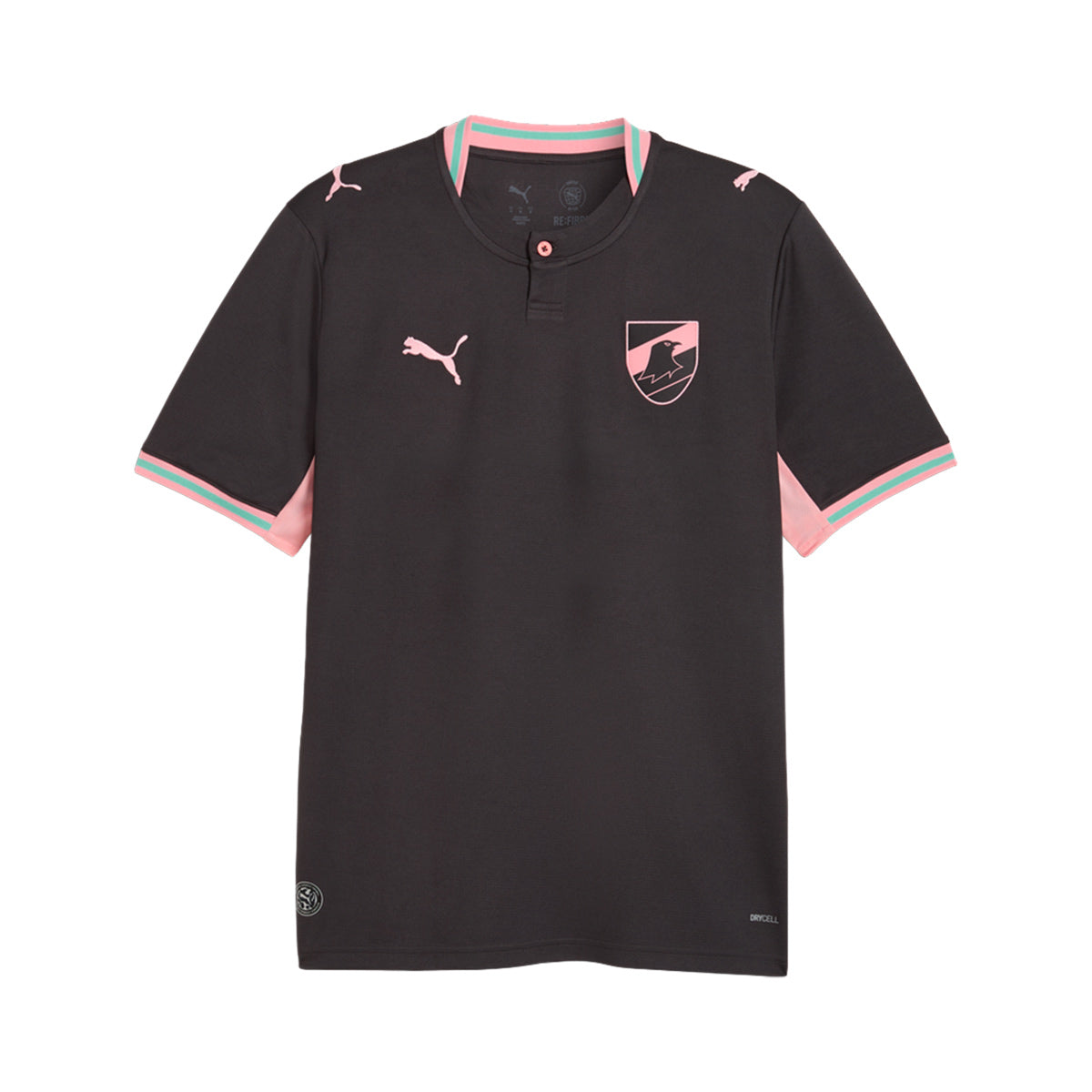 PUMA PALERMO 2026/2027 THIRD REPLICA JERSEY - FLAT DARK GRAY/PEARL PINK
