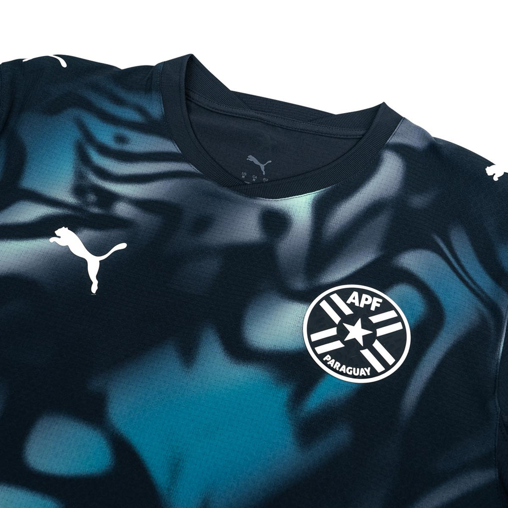 PUMA PARAGUAY 2026 AWAY PLAYER JERSEY - NEW NAVY/TROPICAL BLUE