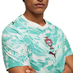 PUMA PORTUGAL 2026 AWAY PLAYER JERSEY - PUMA WHITE/GREEN LAGOON