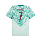 PUMA PORTUGAL 2026 AWAY PLAYER JERSEY RONALDO#7 - PUMA WHITE/GREEN LAGOON