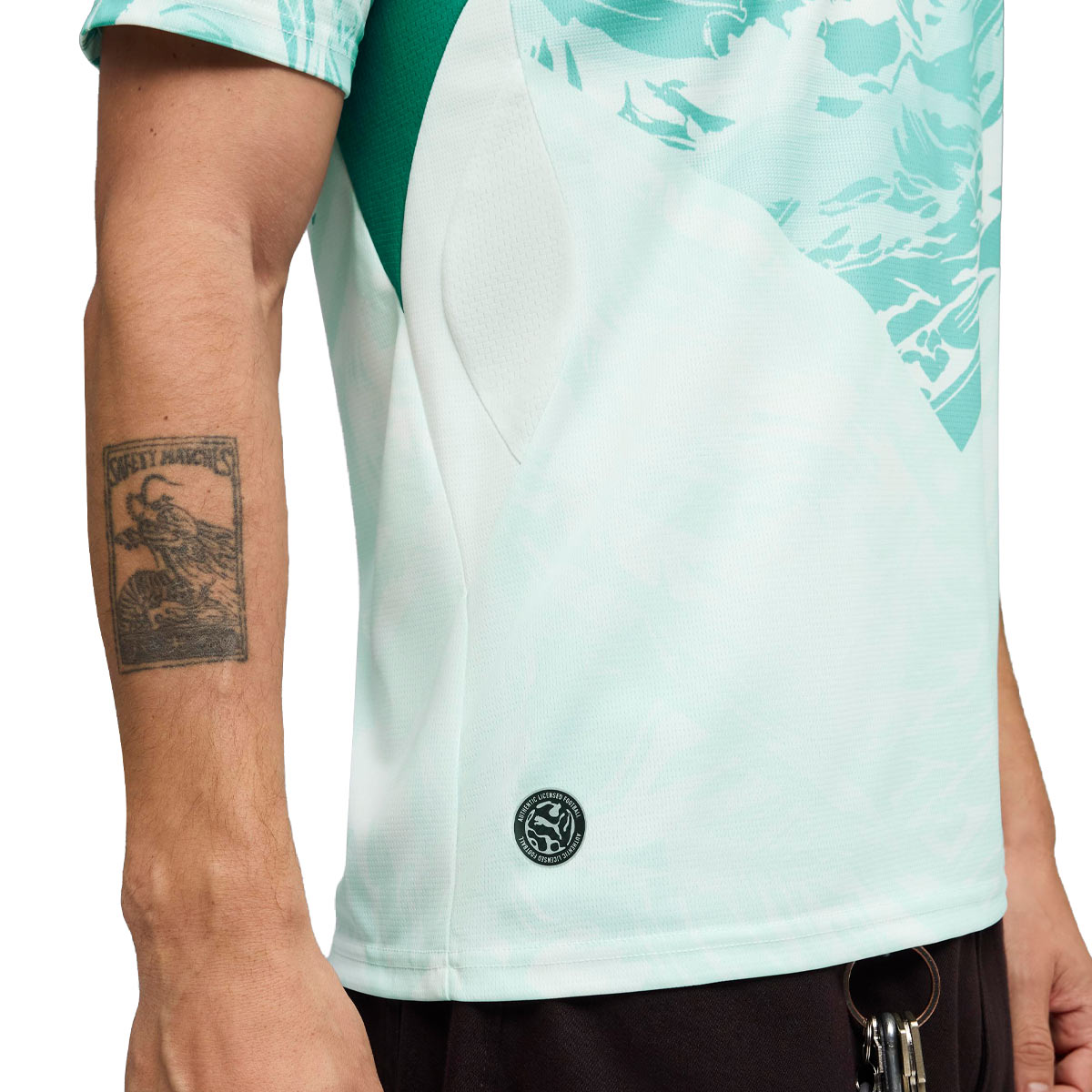 PUMA PORTUGAL 2026 AWAY REPLICA JERSEY - PUMA WHITE/GREEN LAGOON