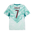 PUMA PORTUGAL 2026 AWAY REPLICA JERSEY RONALDO#7 - PUMA WHITE/GREEN LAGOON