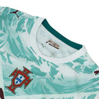PUMA PORTUGAL 2026 AWAY WOMEN JERSEY RONALDO#7 - PUMA WHITE/GREEN LAGOON