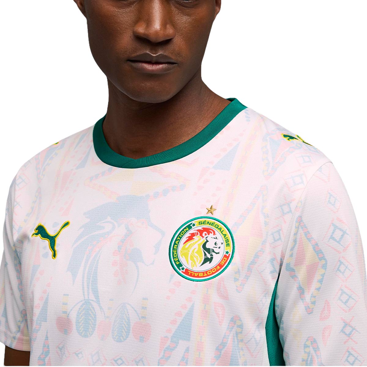 PUMA SENEGAL 2026 HOME REPLICA JERSEY - PUMA WHITE/WILD GREEN