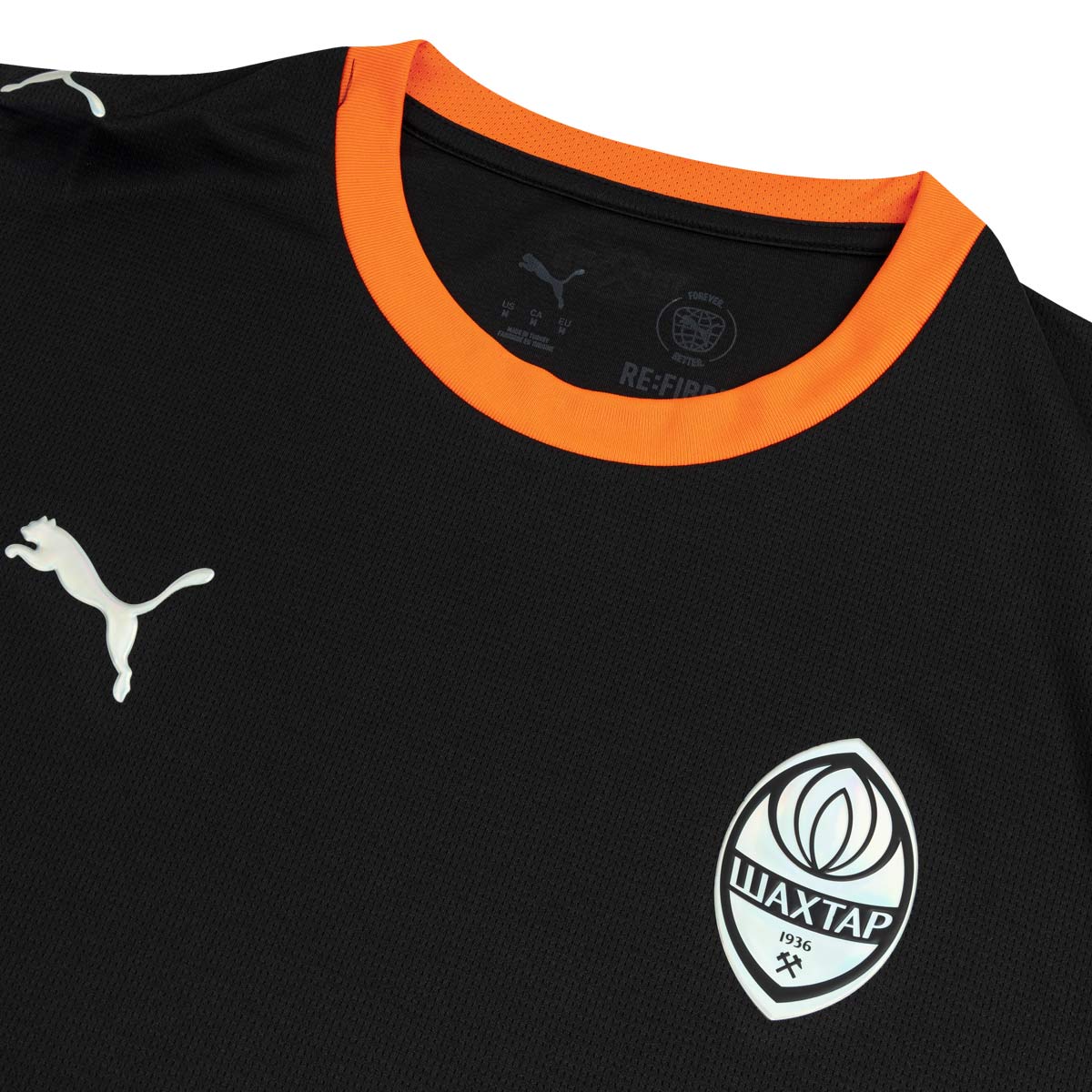 PUMA SHAKHTAR DONETSK 2026/2027 THIRD REPLICA JERSEY - PUMA BLACK/RICKIE ORANGE