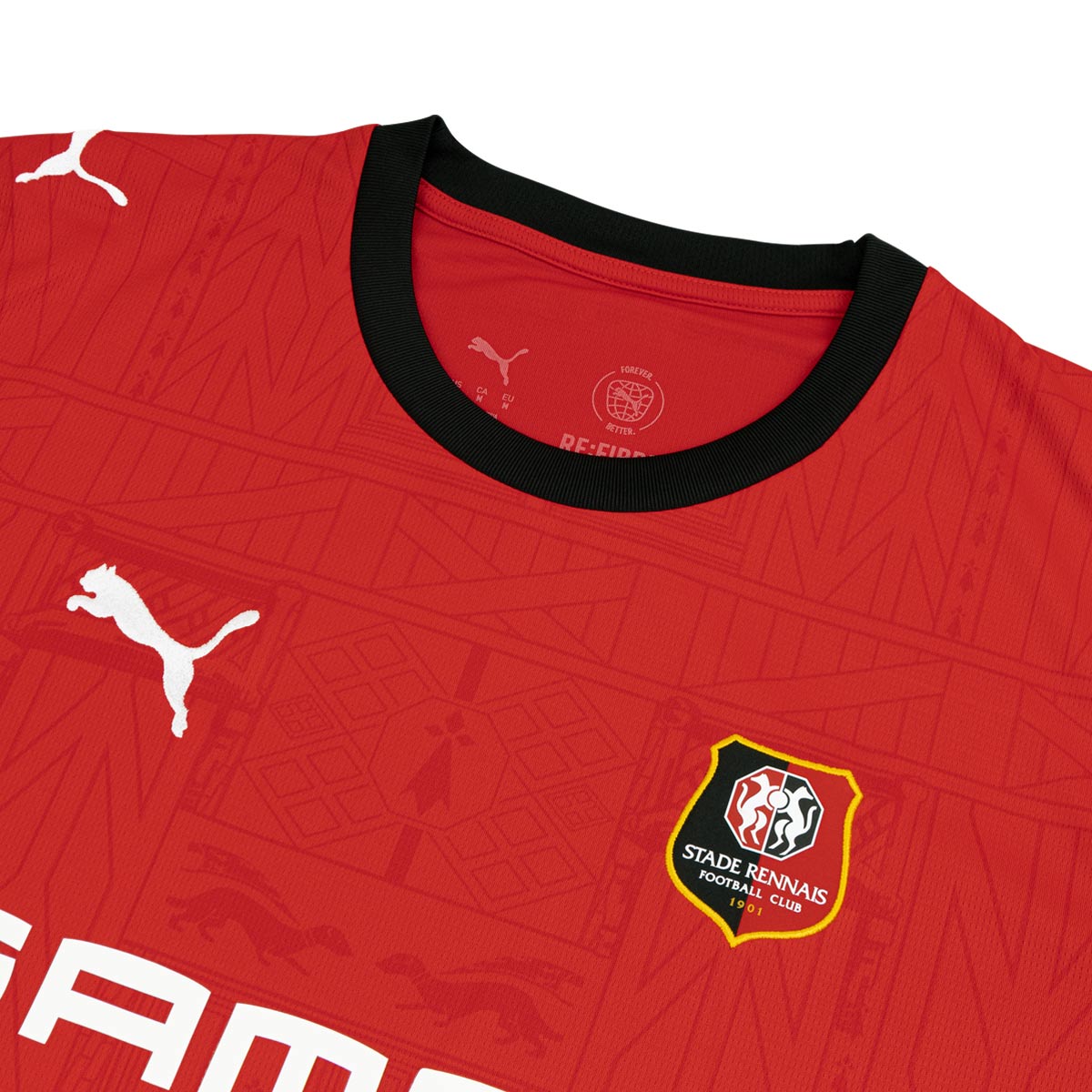 PUMA STADE RENNAIS 2026/2027 HOME REPLICA JERSEY - PUMA RED/PUMA BLACK