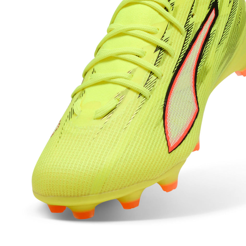 PUMA ULTRA 6 PRO FG/AG JR - YELLOW ALERT/PUMA BLACK/GLOWING RED/LIME SQUEEZE
